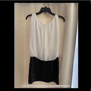 Black and white dress